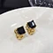 black diamond earrings